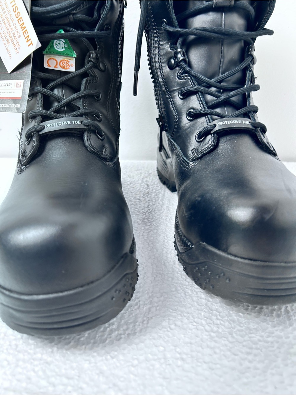 5.11 Tactical Black Men's Protective Toe Duty Boots size 10 - Picture 12 of 13